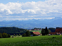 Sportliche Rundtour mit Bergblick