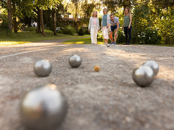 Bad Grönenbach Aktiv im Sommer Boule