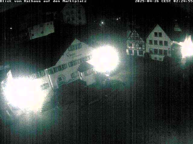 Webcam Blick vom Rathaus in Bad Grönenbach auf den Marktplatz